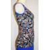 Diana azul floral top